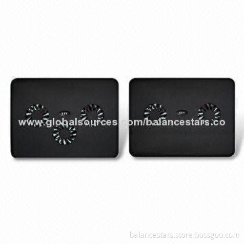 Laptop Cooling Pad with 5V Voltage, Made of Plastic